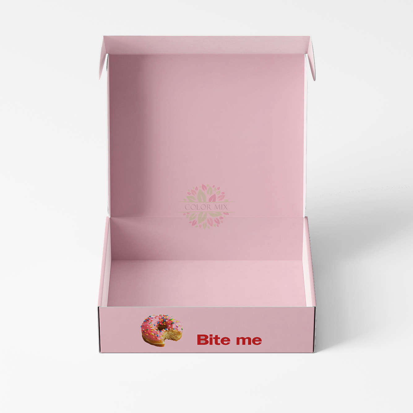 Boîte en papier rose pour boîte-cadeau d'emballage alimentaire